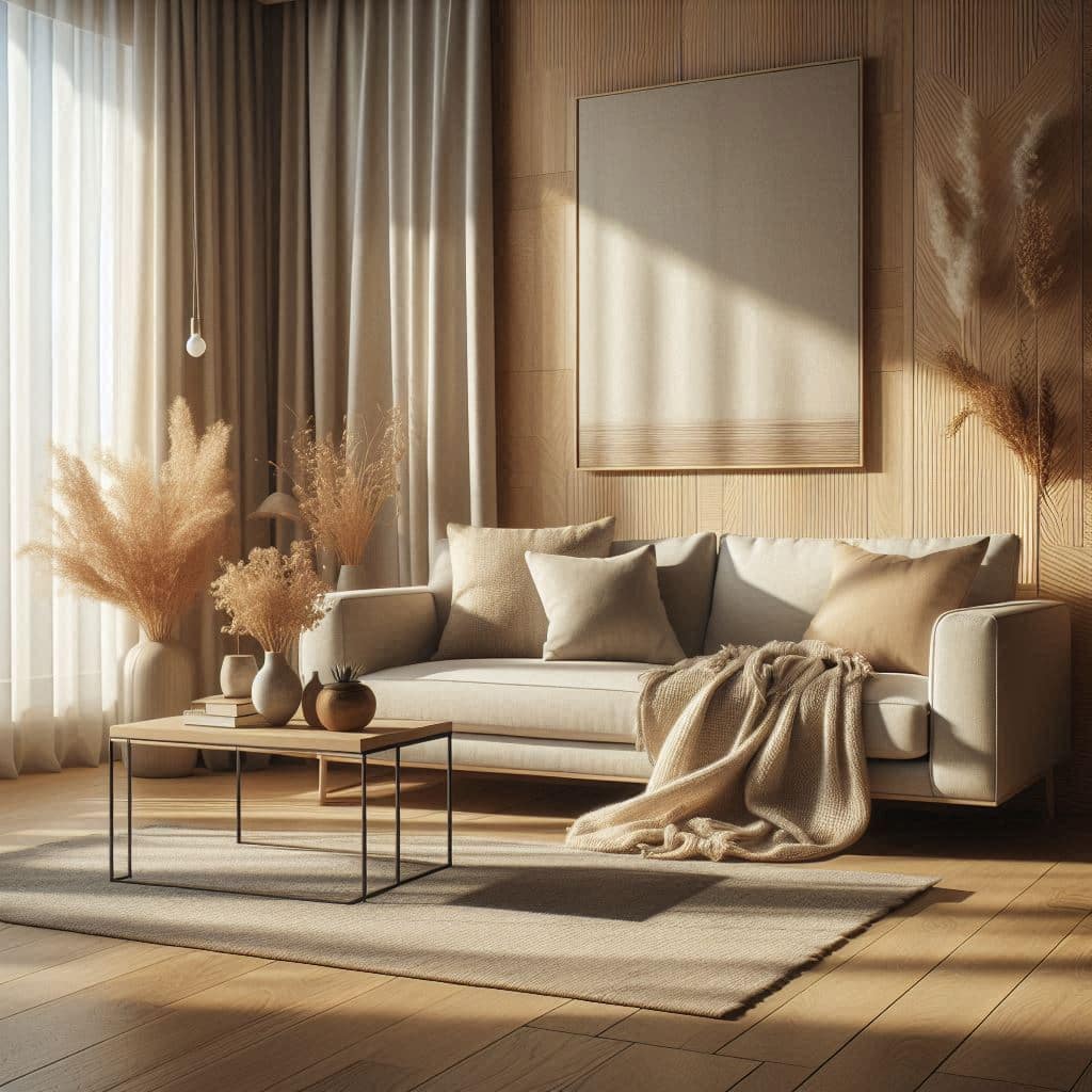Laminat verlegen im Wohnzimmer – moderner Laminatboden in stilvollem Ambiente durch Bodenhandwerk Harz