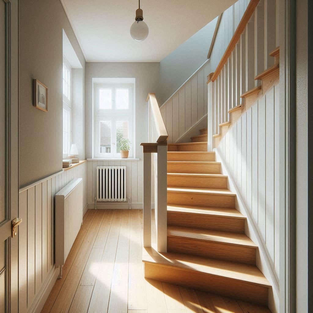 Treppensanierung im Altbau – renovierte Holztreppe in einem Haus im Harz durch Bodenhandwerk Harz
